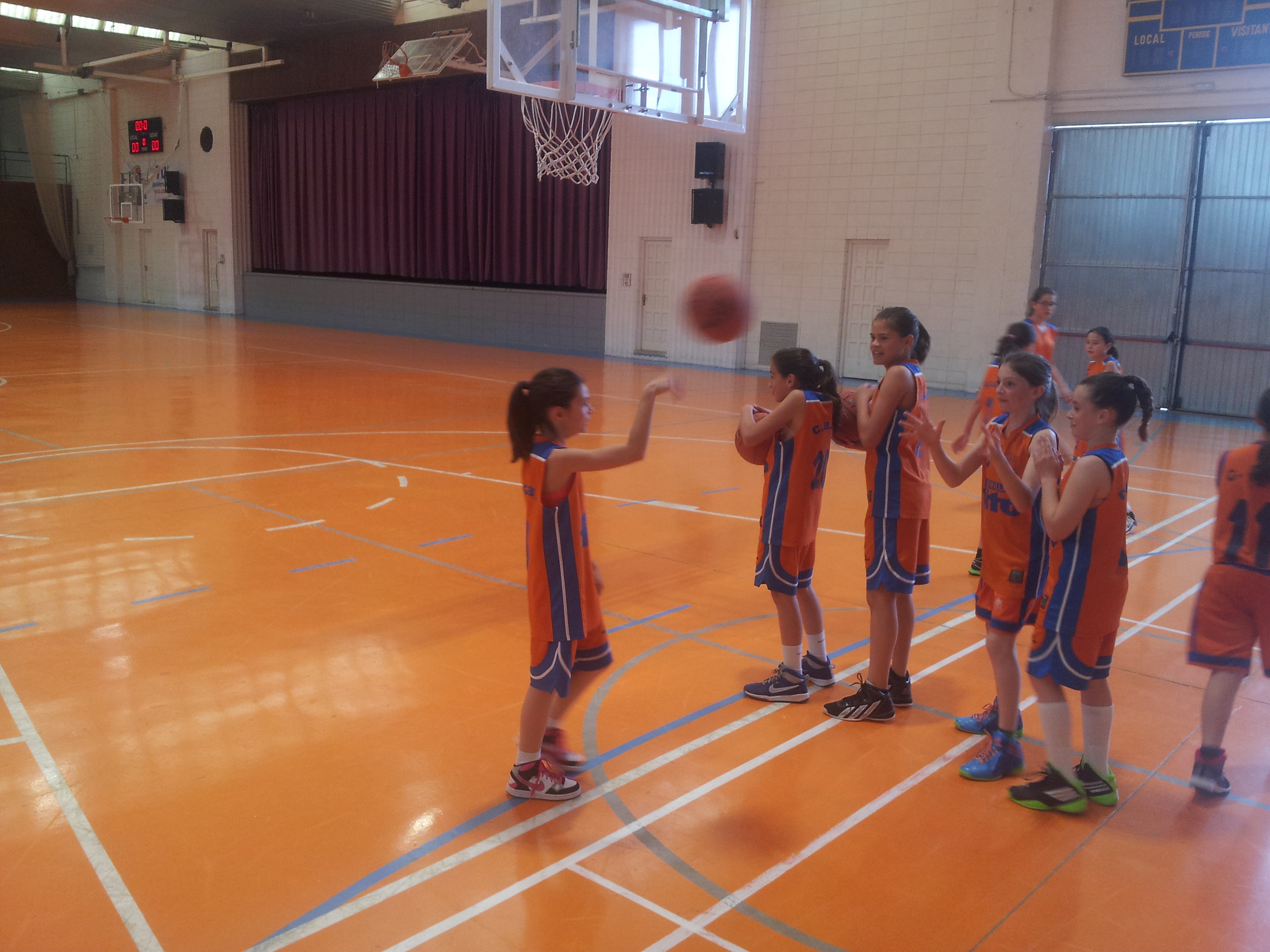 Mini Femení Fitó. Classificat per a la final a 4 Temp.2014-2015 Club Bàsquet Bellpuig