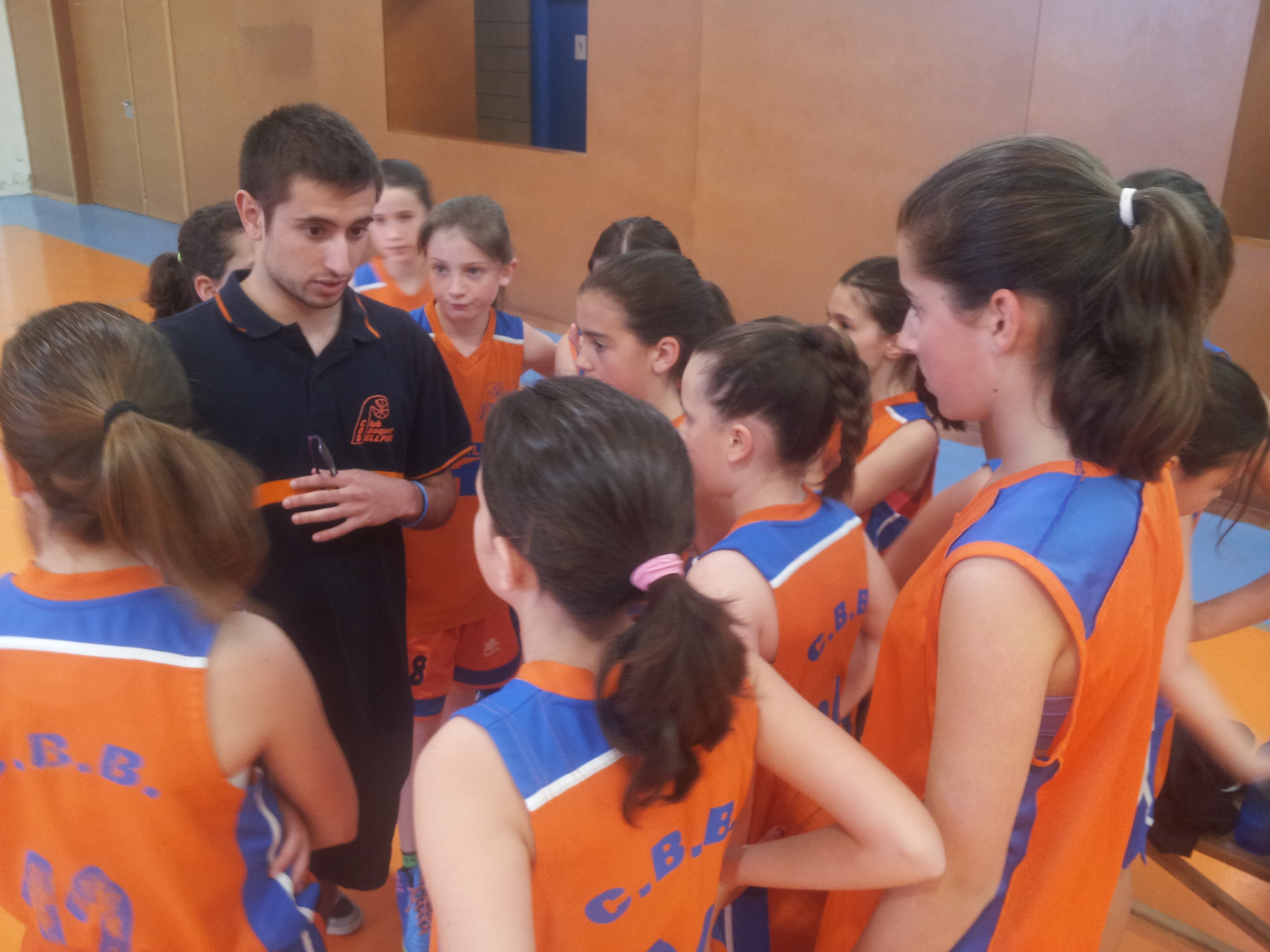 Mini Femení Fitó. Classificat per a la final a 4 Temp.2014-2015 Club Bàsquet Bellpuig