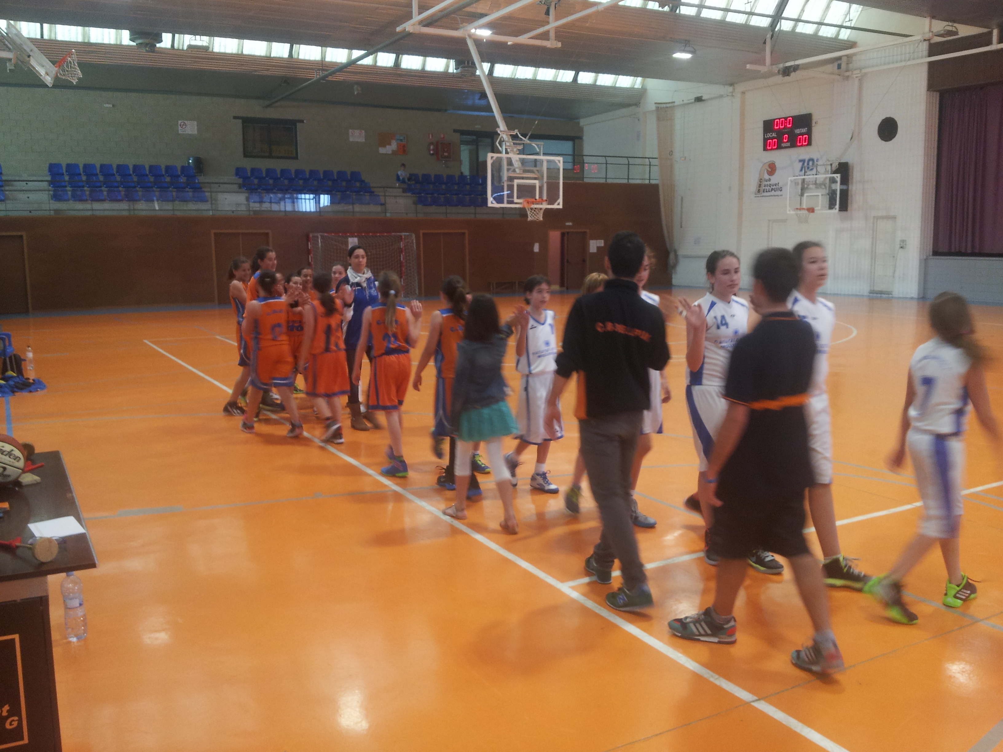 Mini Femení Fitó. Classificat per a la final a 4 Temp.2014-2015 Club Bàsquet Bellpuig