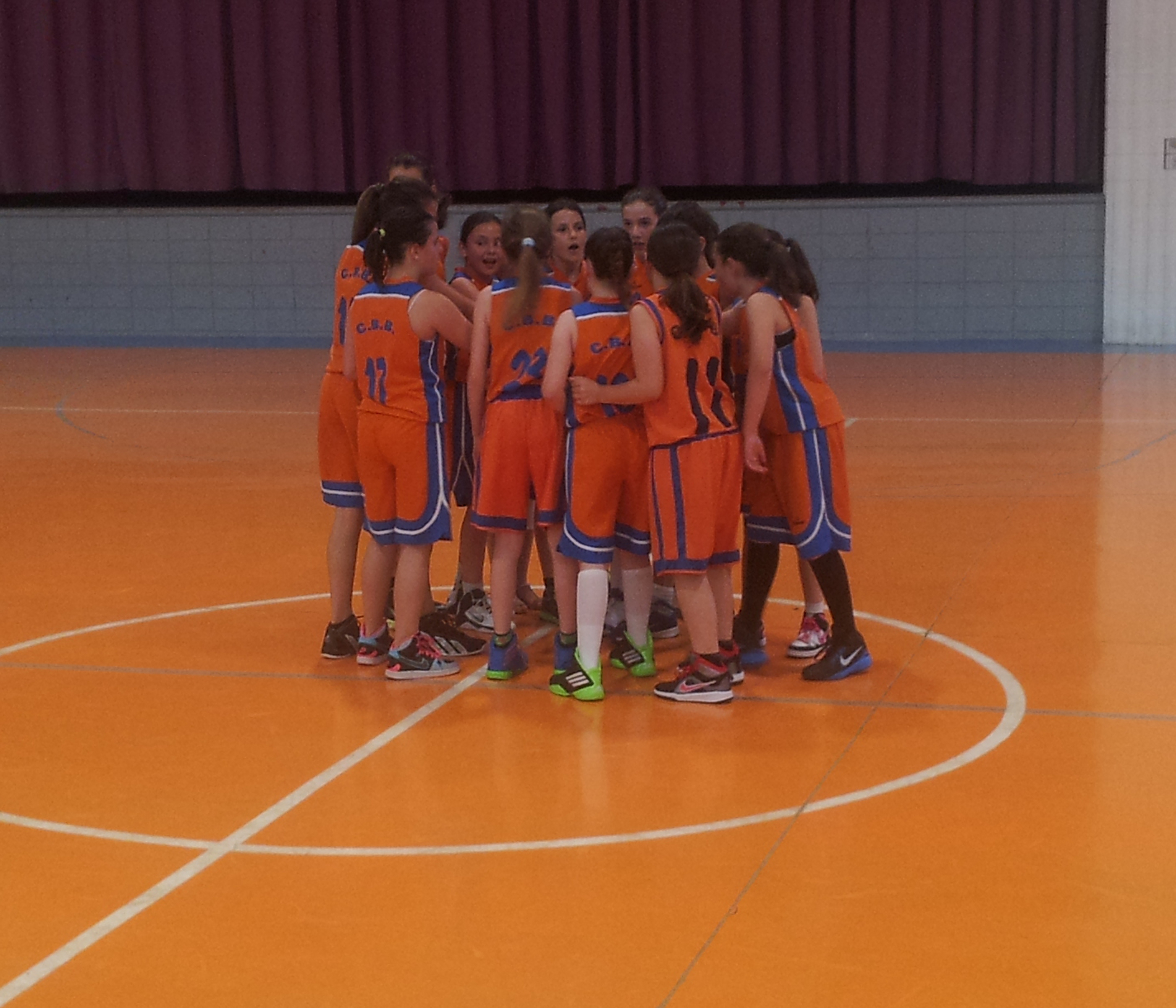 Mini Femení Fitó. Classificat per a la final a 4 Temp.2014-2015 Club Bàsquet Bellpuig