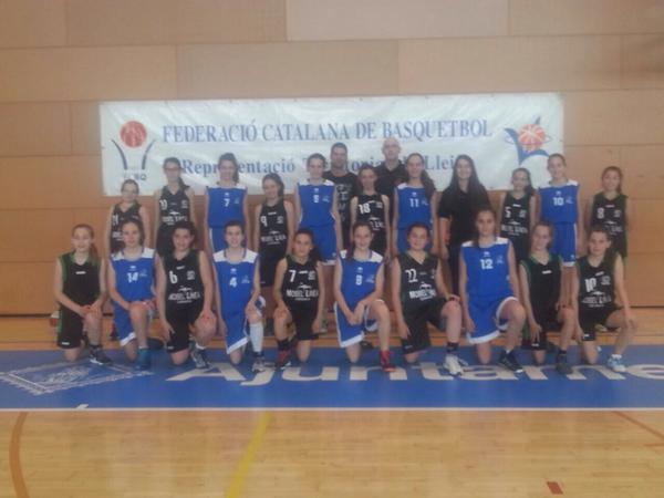 Club Bàsquet Bellpuig. Temp.2014-2015. L'infantil femení ha arribat a la Final.