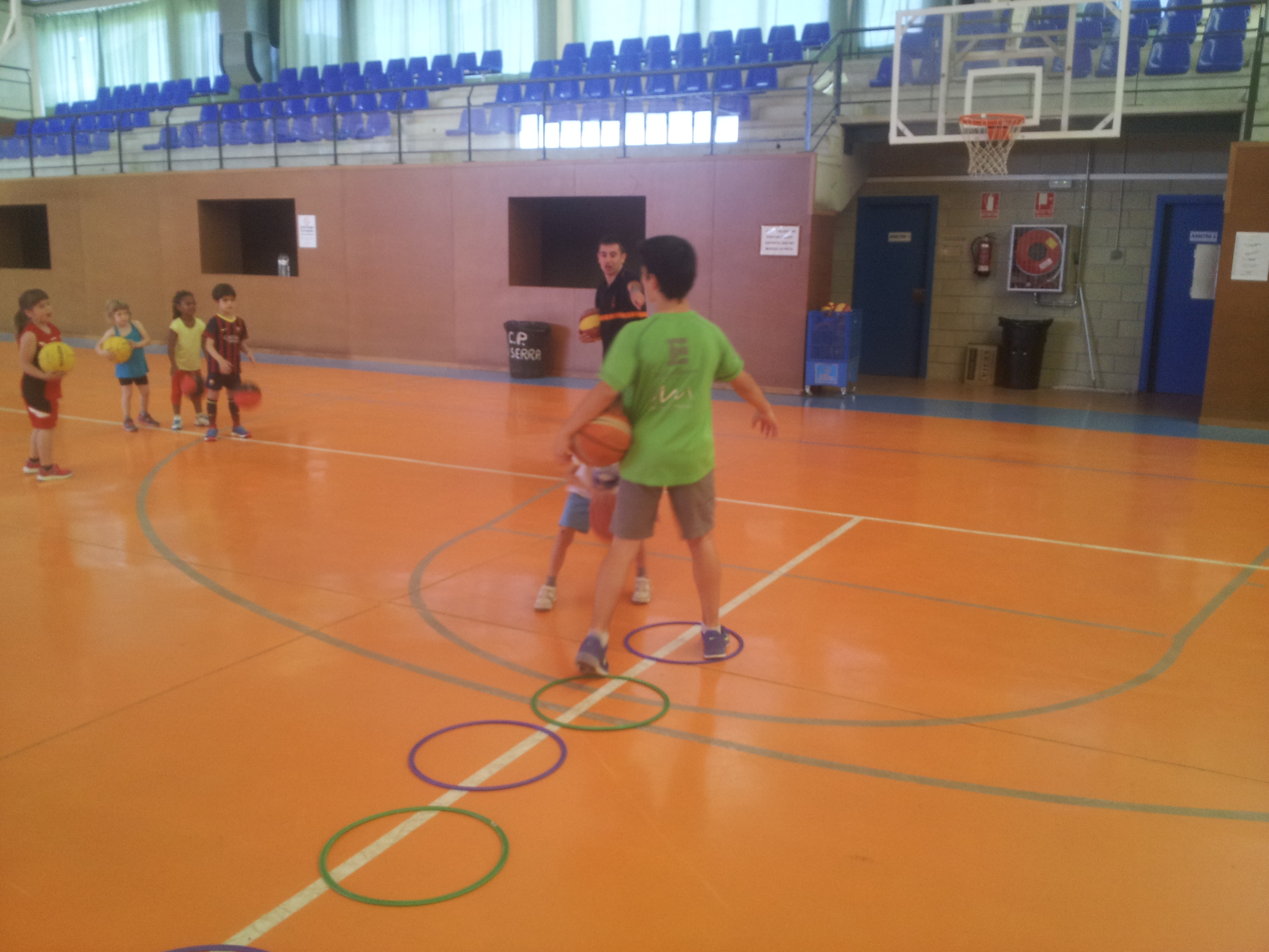 Club Bàsquet Bellpuig. Temp.2014-2015. Jornada portes obertes escola