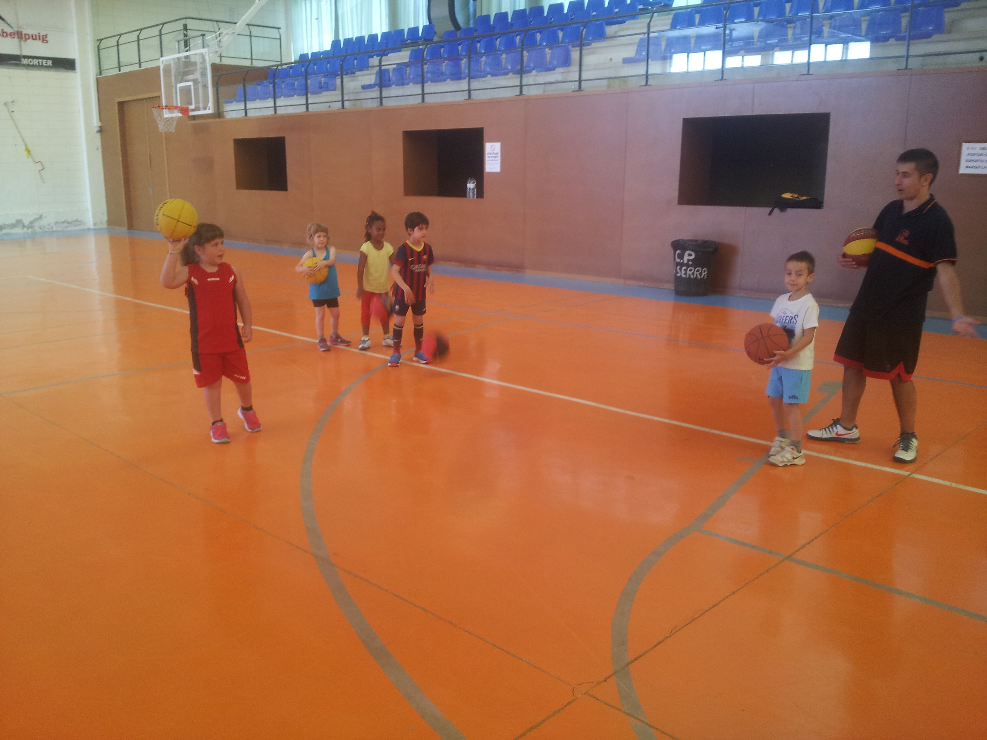 Club Bàsquet Bellpuig. Temp.2014-2015. Jornada portes obertes escola
