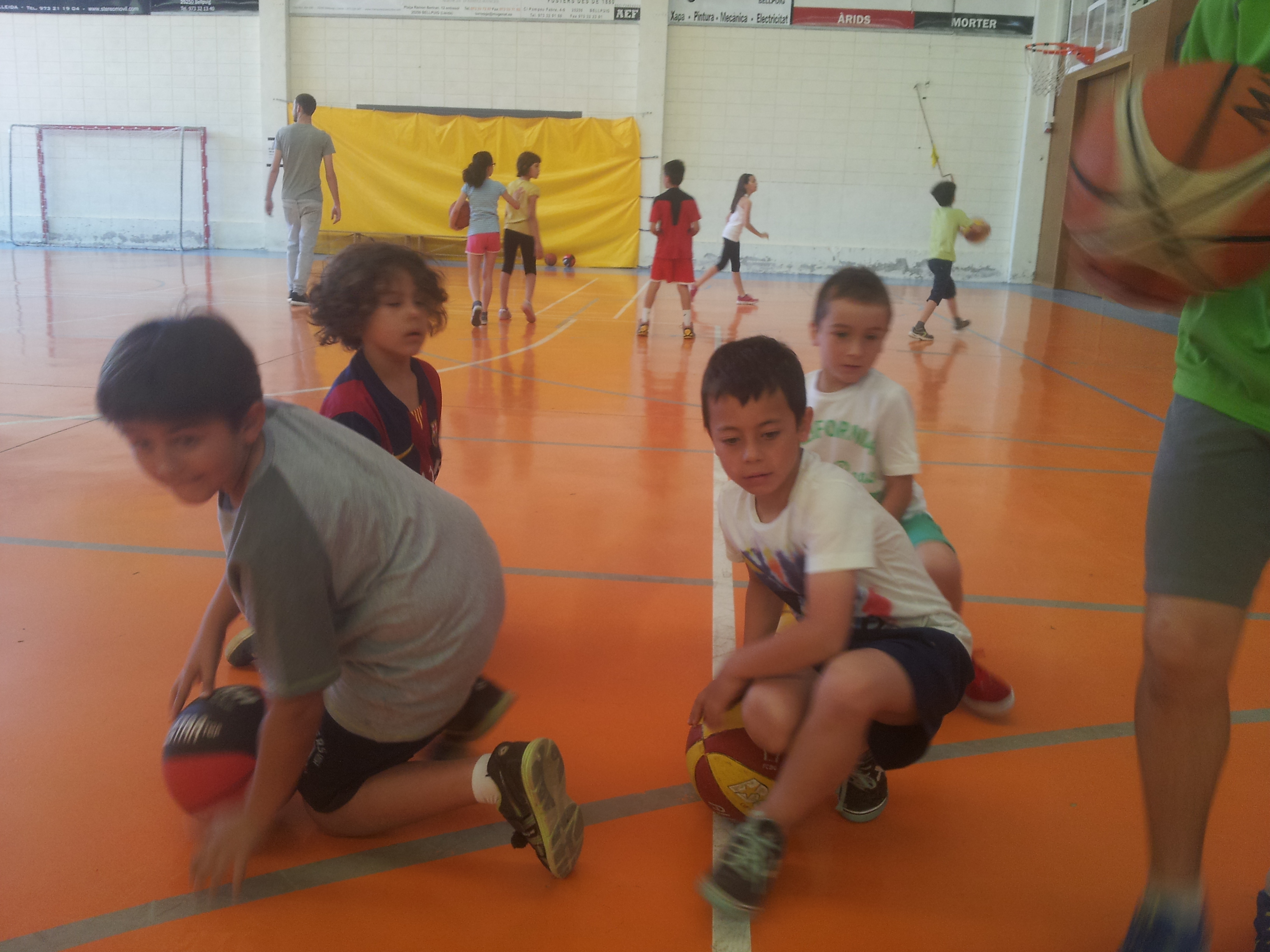 Club Bàsquet Bellpuig. Temp.2014-2015. Jornada portes obertes escola