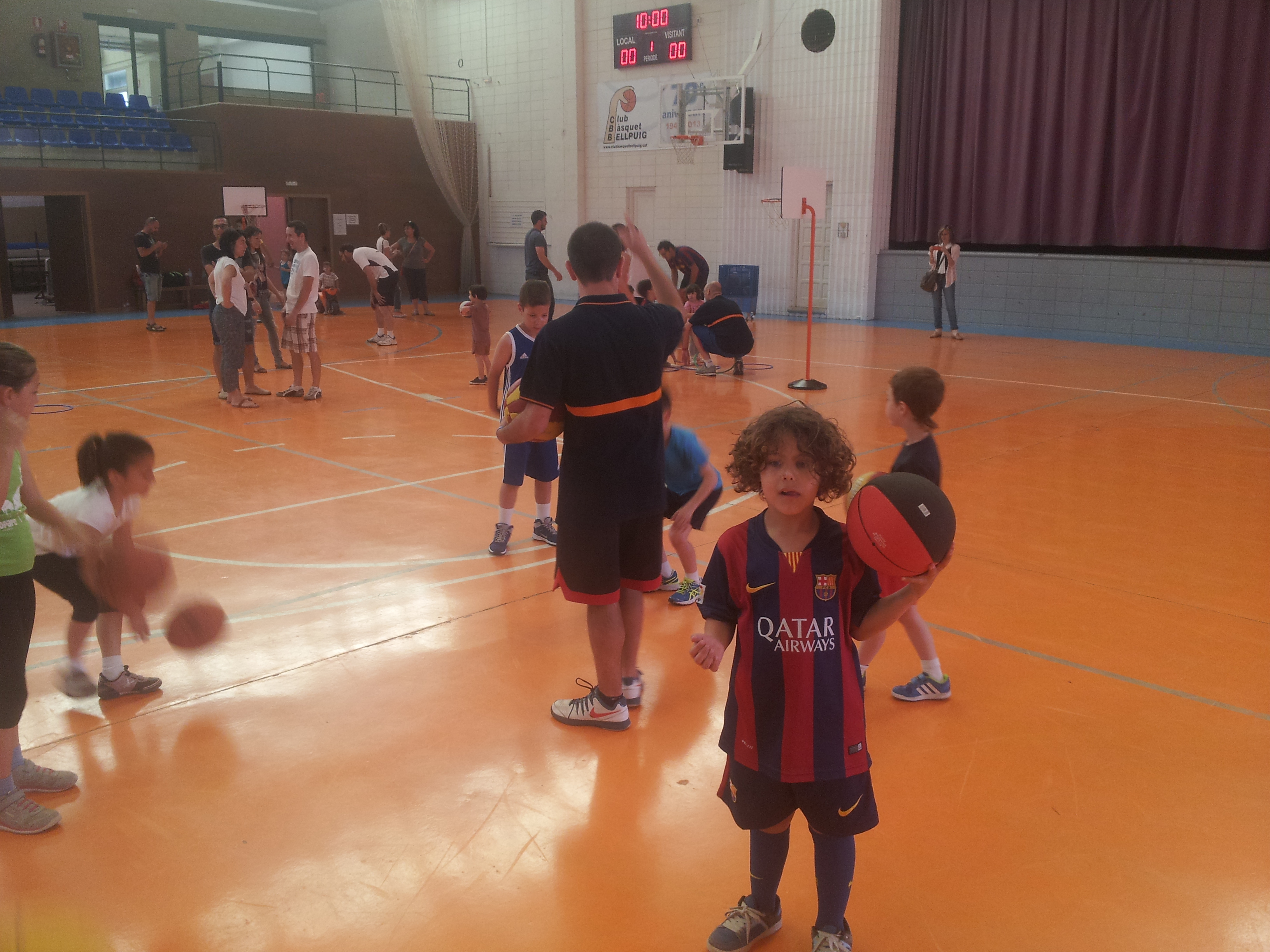 Club Bàsquet Bellpuig. Temp.2014-2015. Jornada portes obertes escola