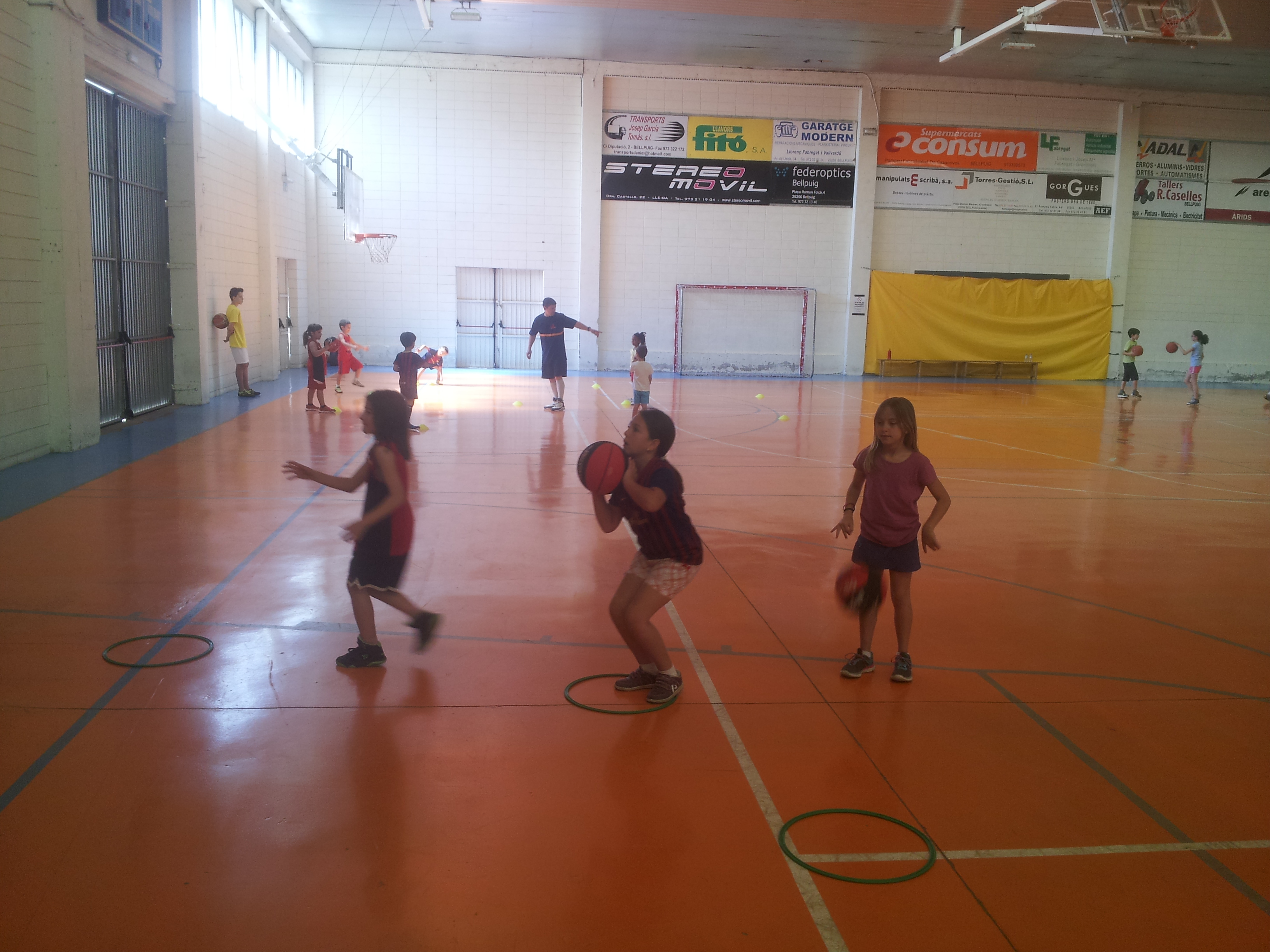 Club Bàsquet Bellpuig. Temp.2014-2015. Jornada portes obertes escola