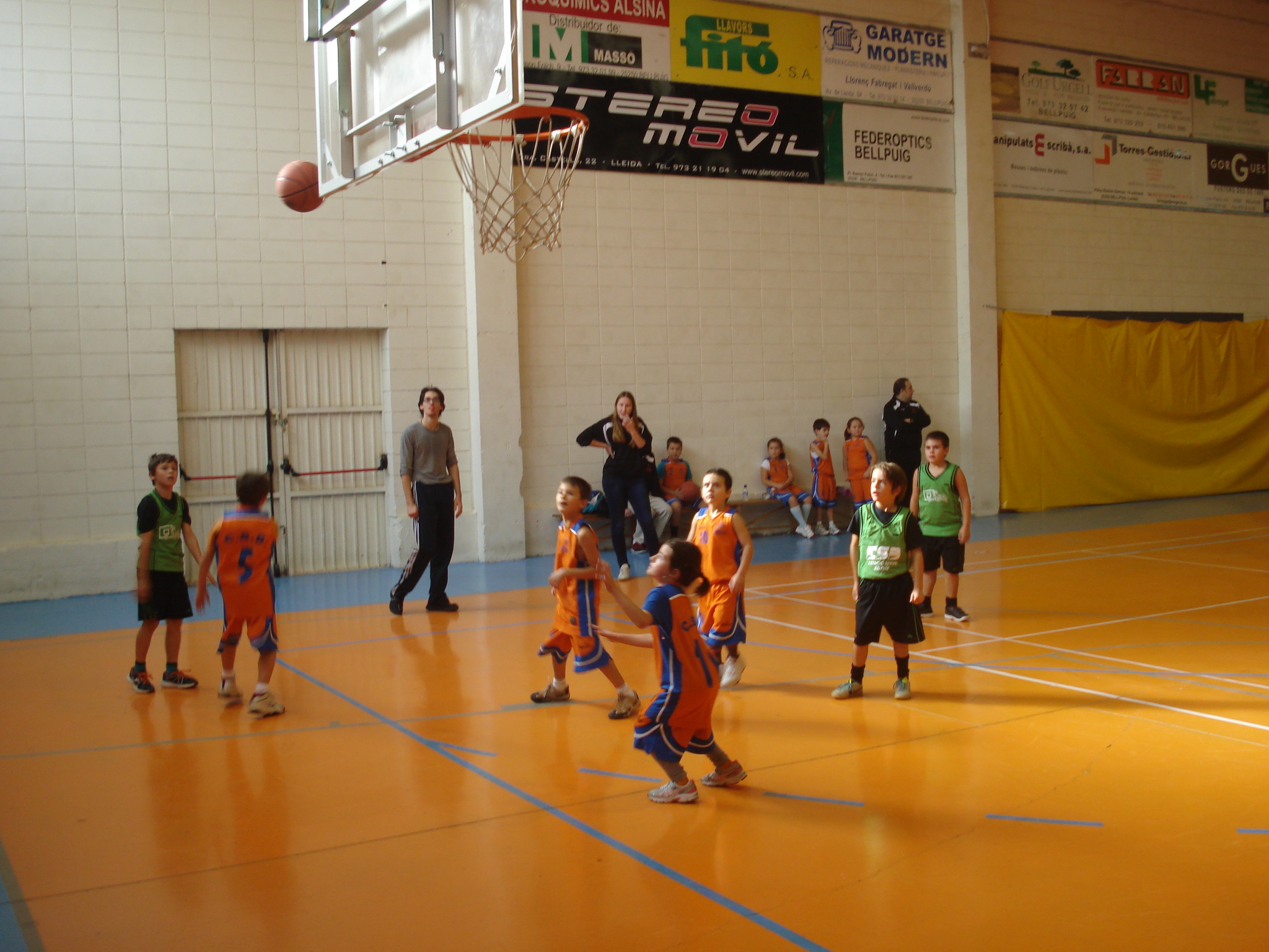Segona Trobada Escoles de Bàsquet Territorial Lleida a Bellpuig. Novembre 2013.
