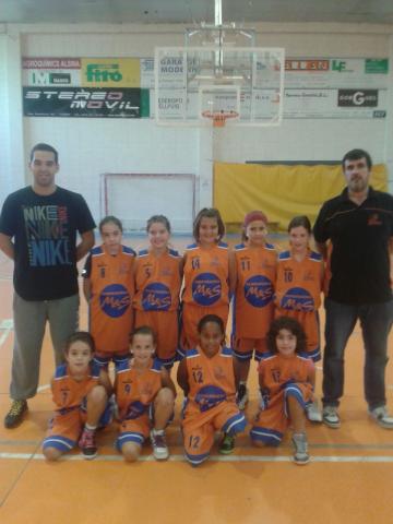 Equip pre-mini Femení Club Bàsquet Bellpuig 2014-2015