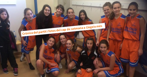 L'infantil femení del Club Bàsquet Bellpuig classificat per Interterritorial