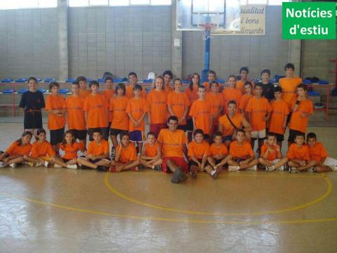 Grup del Primer Campus Club bàsquet Bellpuig 2012