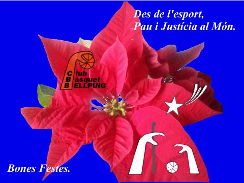 El Club Bàsquet Bellpuig us desitja Bones Festes