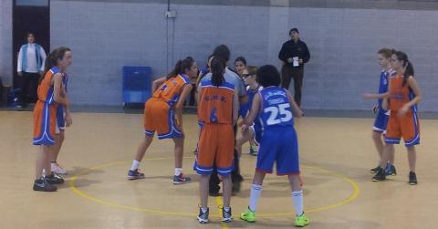 Victòria a l'eliminatòria de tornada Infantil femení Club Bàsquet Bellpuig